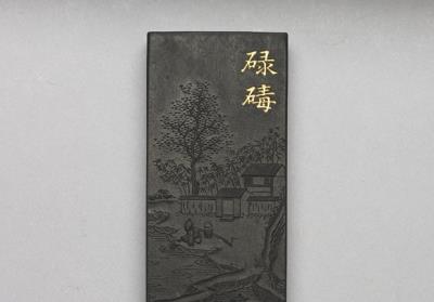 图片[2]-“Roller harrow” inkstick of  imperially commissioned “Illustrations of Tilling and Weaving”, Qing dynasty (1644-1911)-China Archive